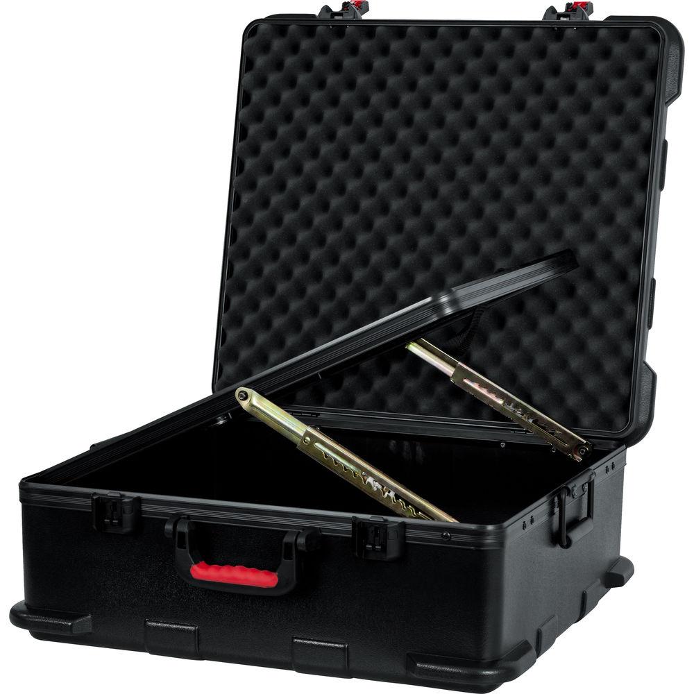 Gator Cases ATA Molded Mixer Case with 12U Pop-Up Rack Rails