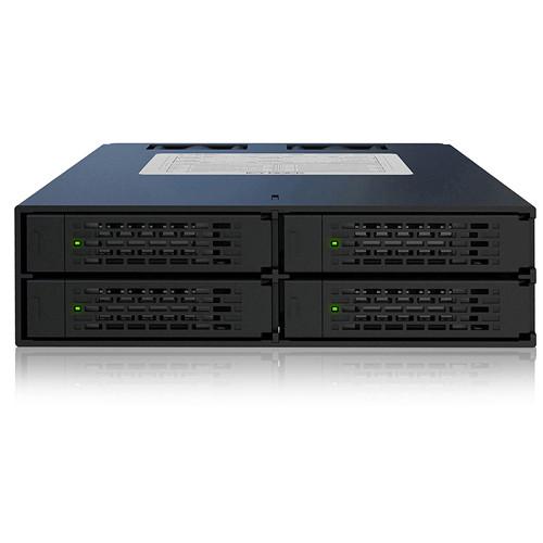 Icy Dock ToughArmor 4-Bay 2.5" SAS SATA HDD SSD Backplane Cage for 5.25" Bay