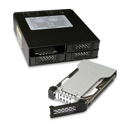 Icy Dock ToughArmor 4-Bay 2.5" SAS SATA HDD SSD Backplane Cage for 5.25" Bay
