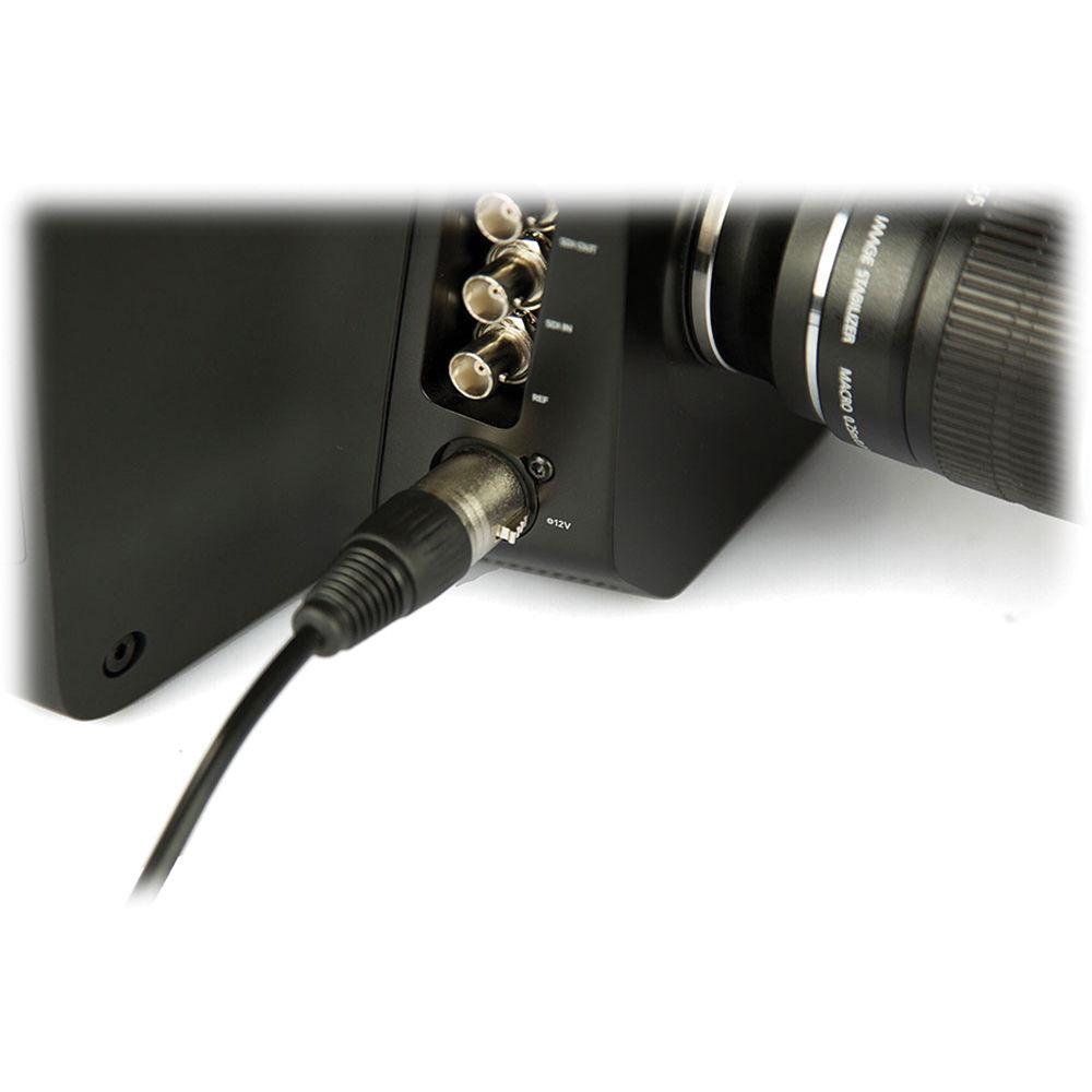 LanParte 4-Pin Female XLR 12 VDC Power Adapter Cable for Battery Pinch