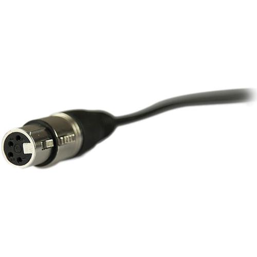 LanParte 4-Pin Female XLR 12 VDC Power Adapter Cable for Battery Pinch