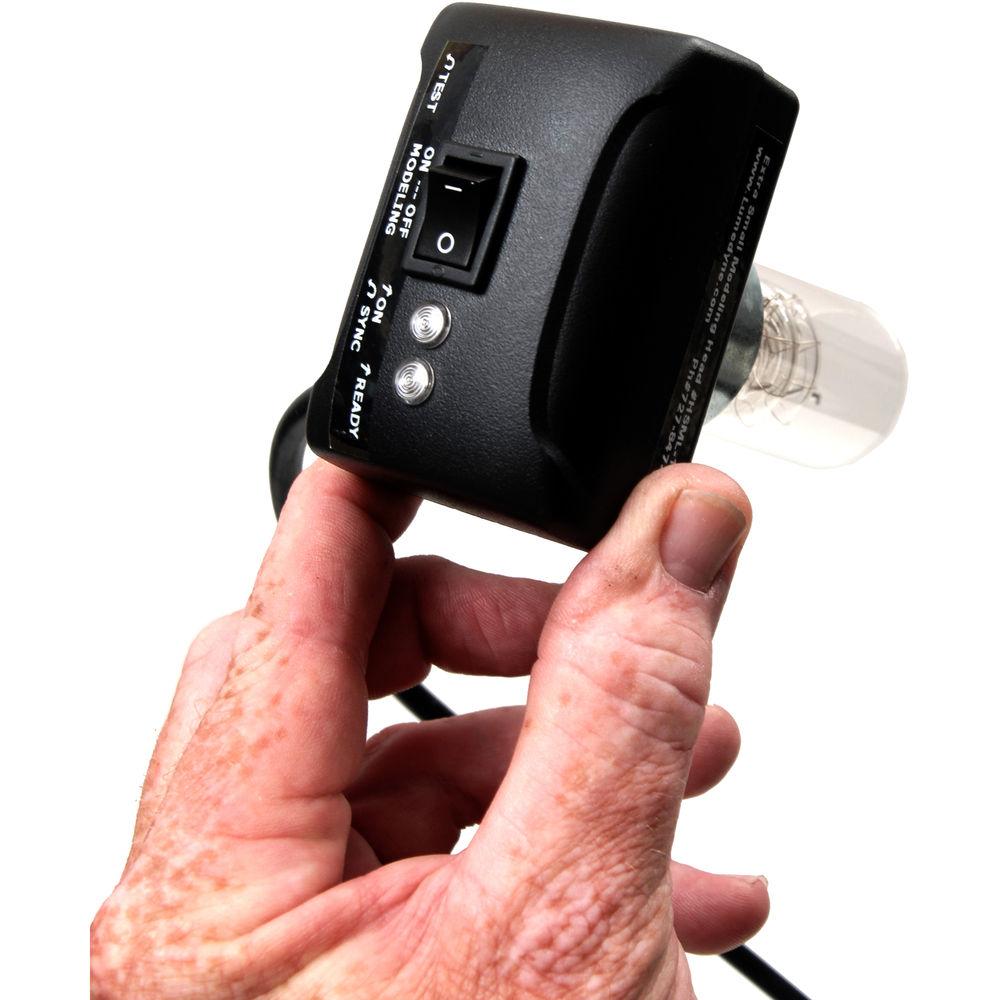 Lumedyne Extra Small Modeling Light Flash Head with 2,400Ws Flashtube