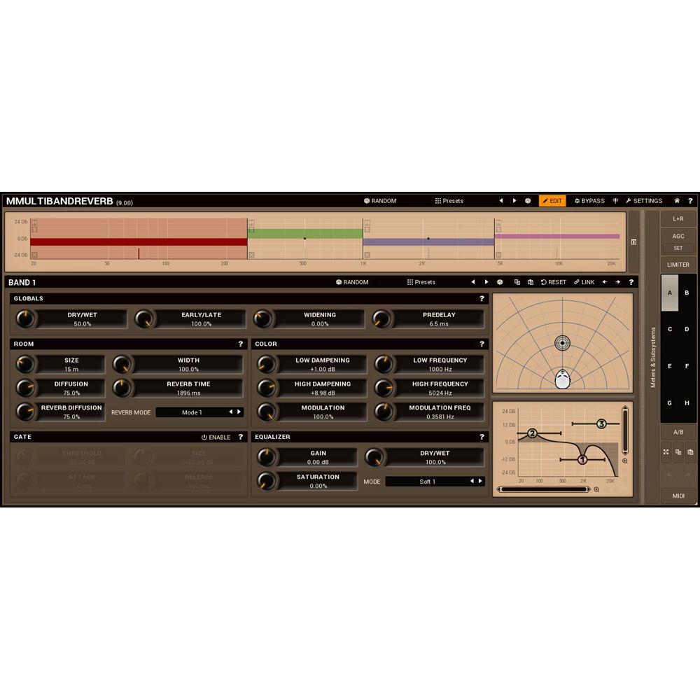 MeldaProduction MMultiBandReverb - Stereo Reverb Plug-In