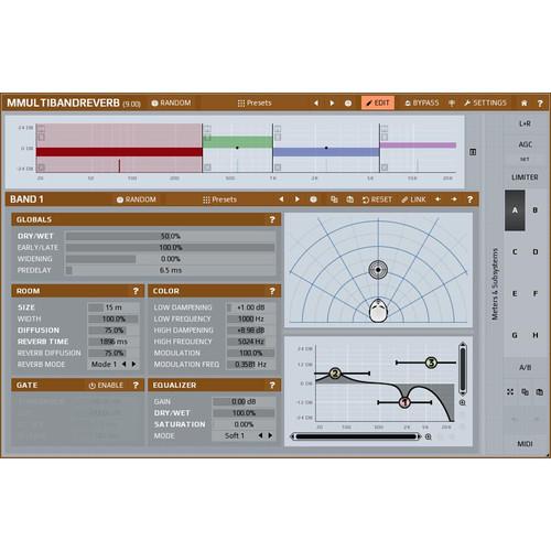 MeldaProduction MMultiBandReverb - Stereo Reverb Plug-In