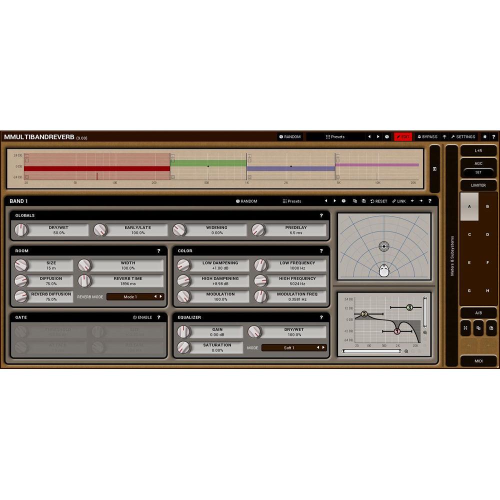 MeldaProduction MMultiBandReverb - Stereo Reverb Plug-In