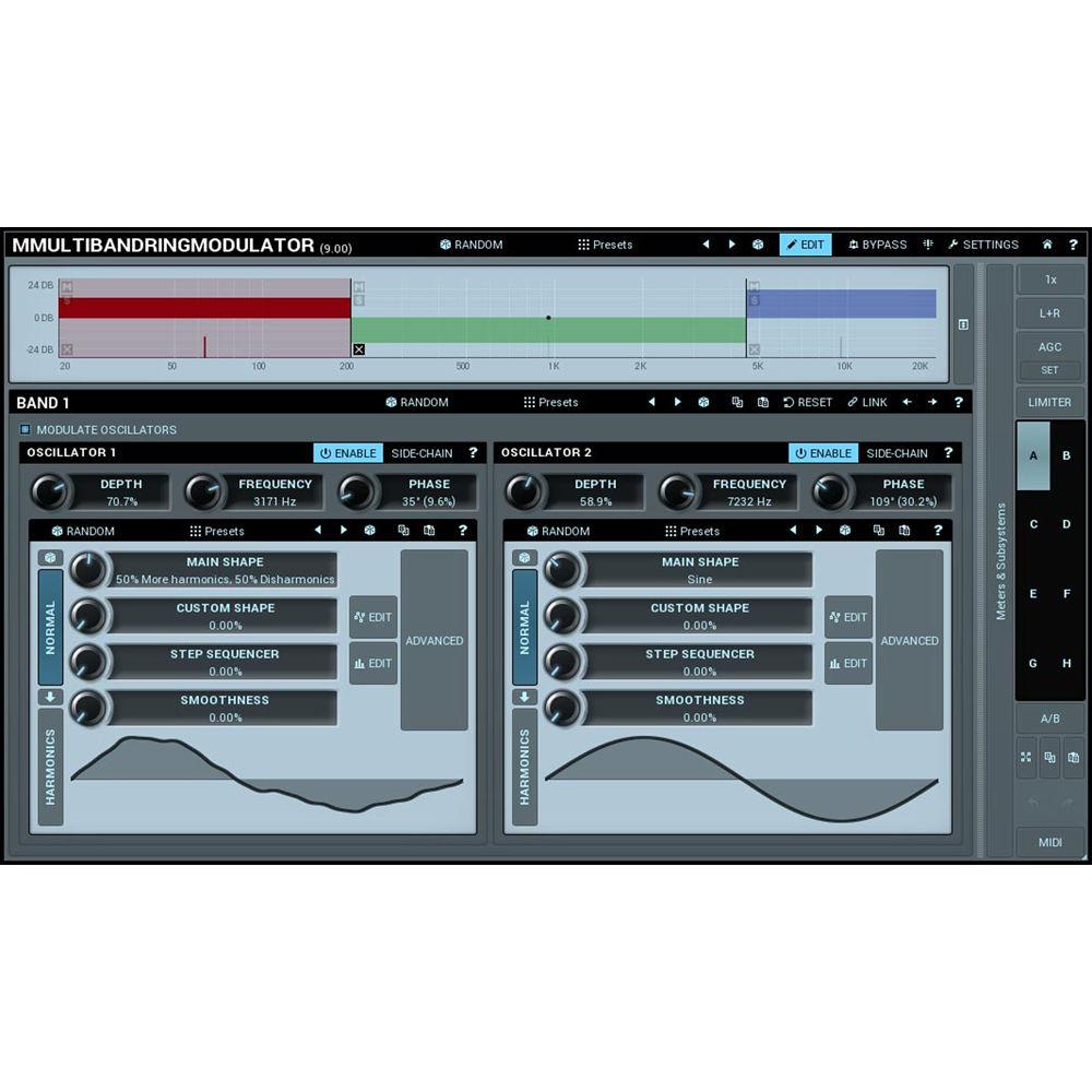 MeldaProduction MMultiBandRingModulator - Ring Modulation Plug-In