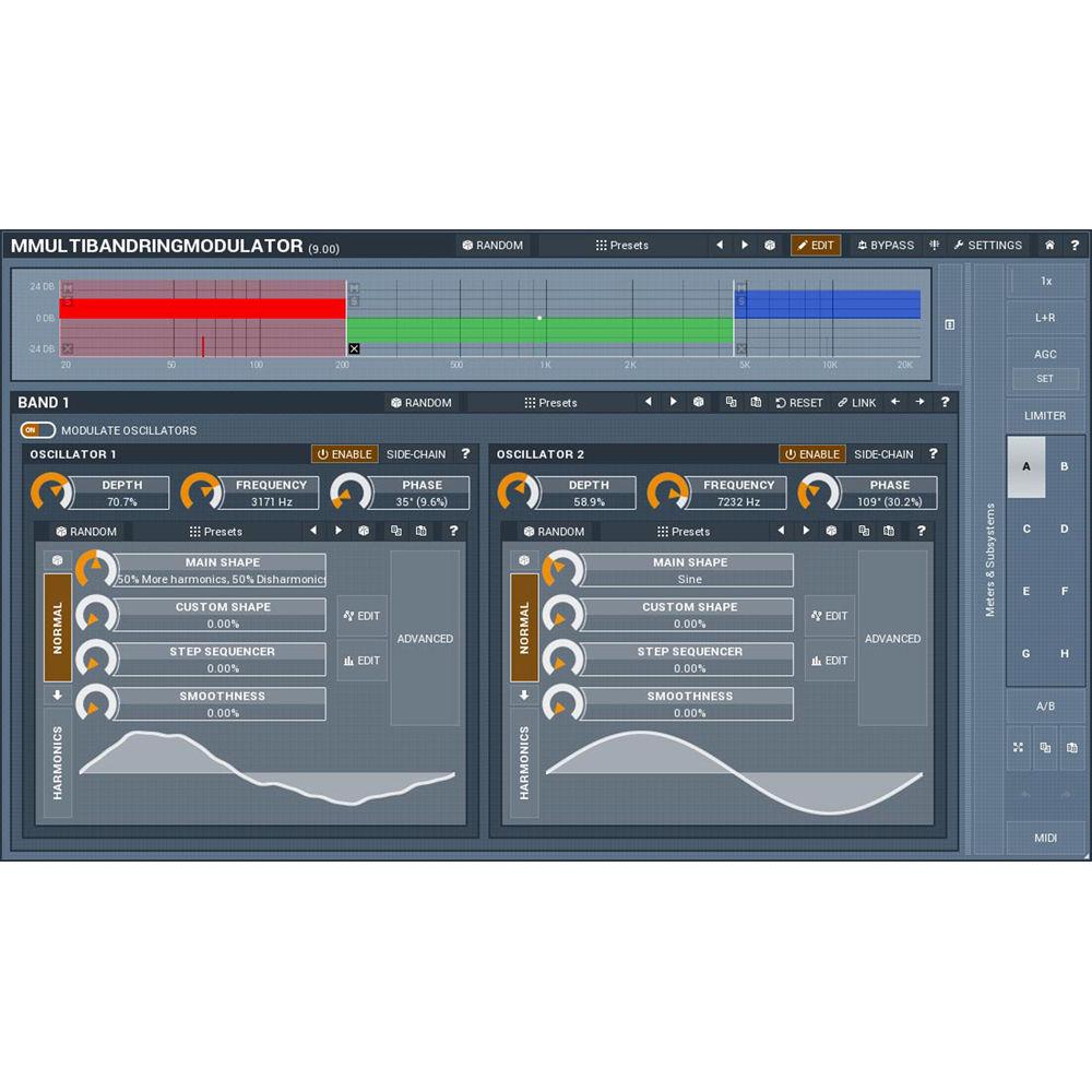 MeldaProduction MMultiBandRingModulator - Ring Modulation Plug-In