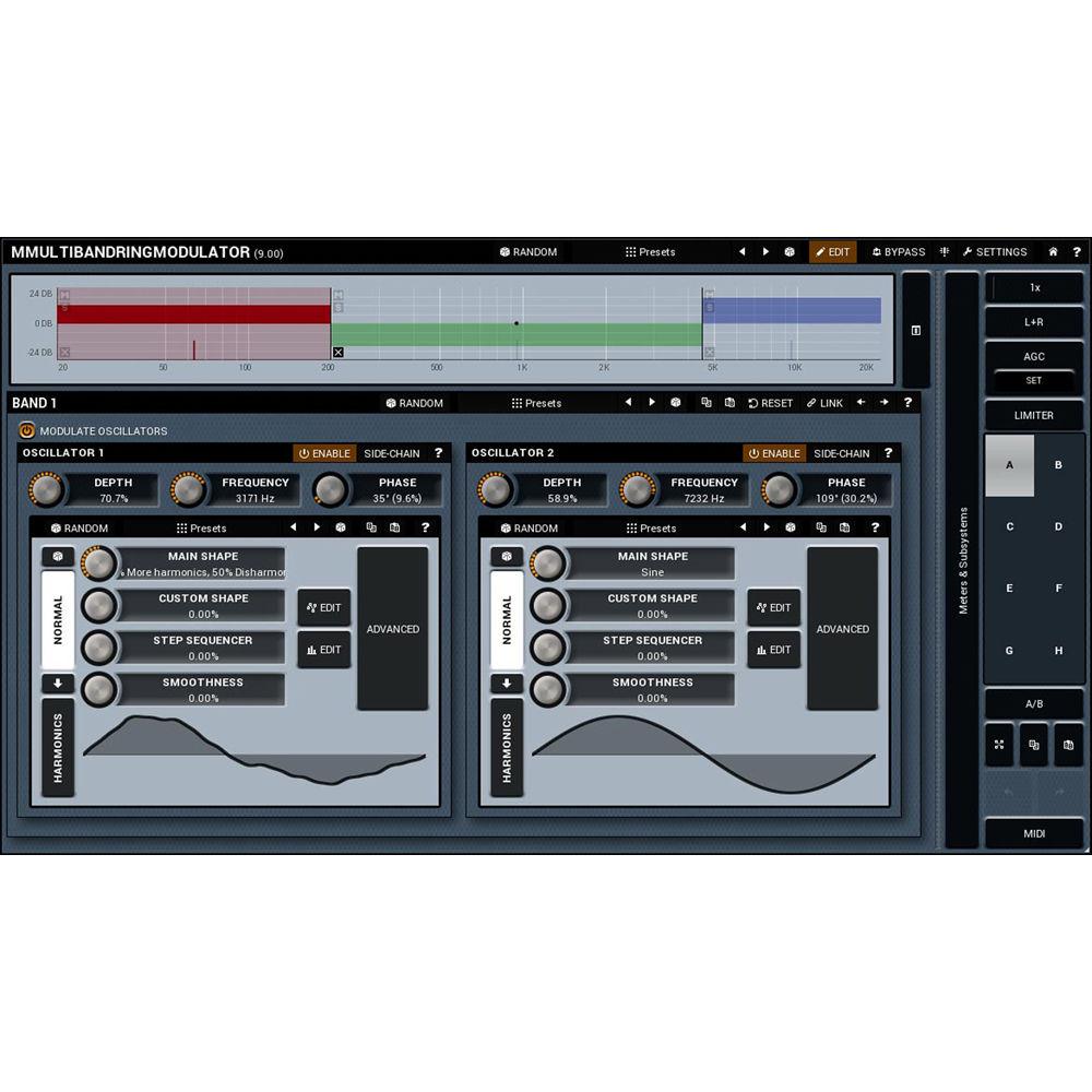 MeldaProduction MMultiBandRingModulator - Ring Modulation Plug-In