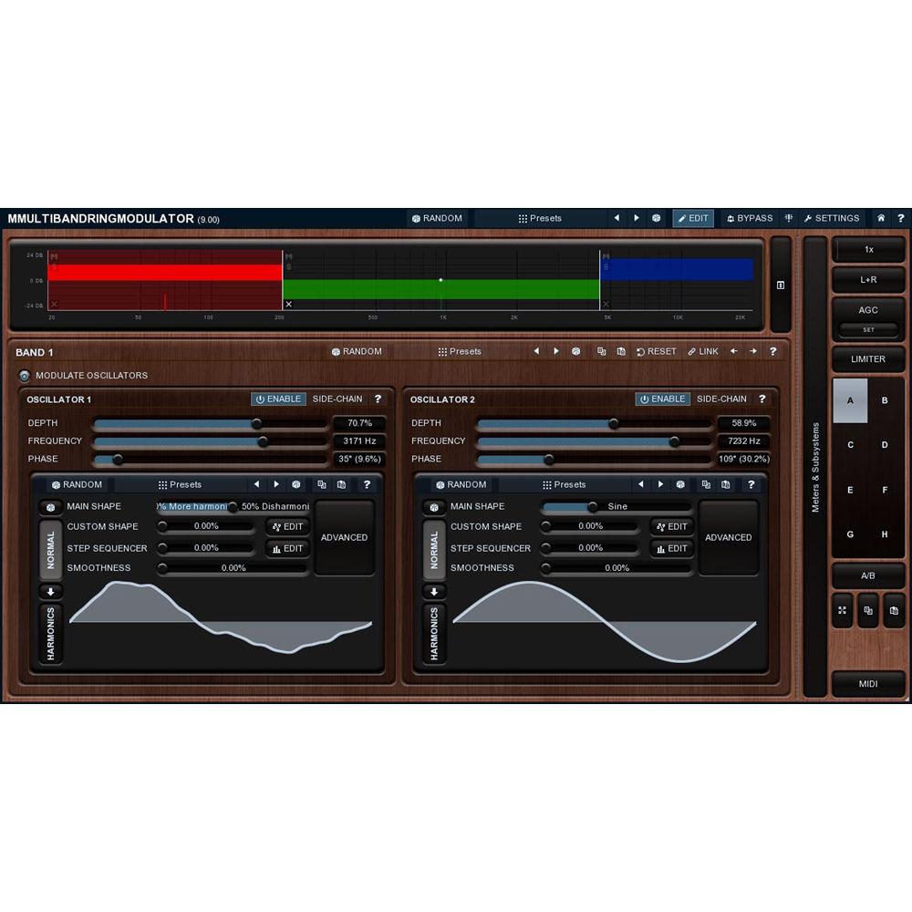 MeldaProduction MMultiBandRingModulator - Ring Modulation Plug-In
