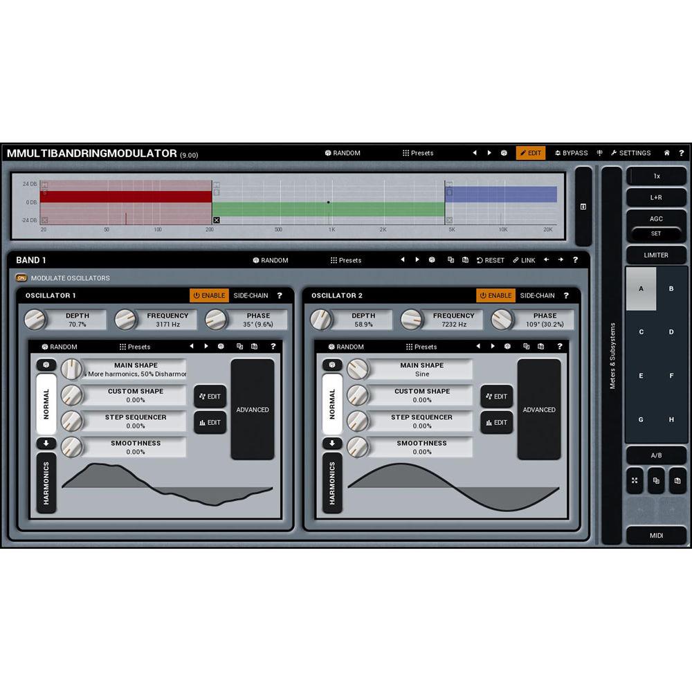 MeldaProduction MMultiBandRingModulator - Ring Modulation Plug-In