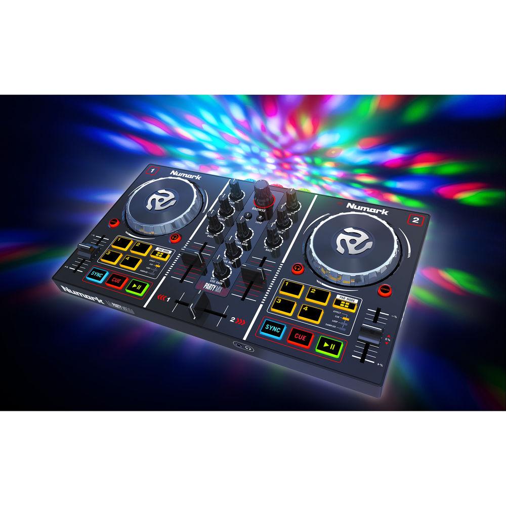 Numark Party Mix DJ Controller with Built-In Light Show