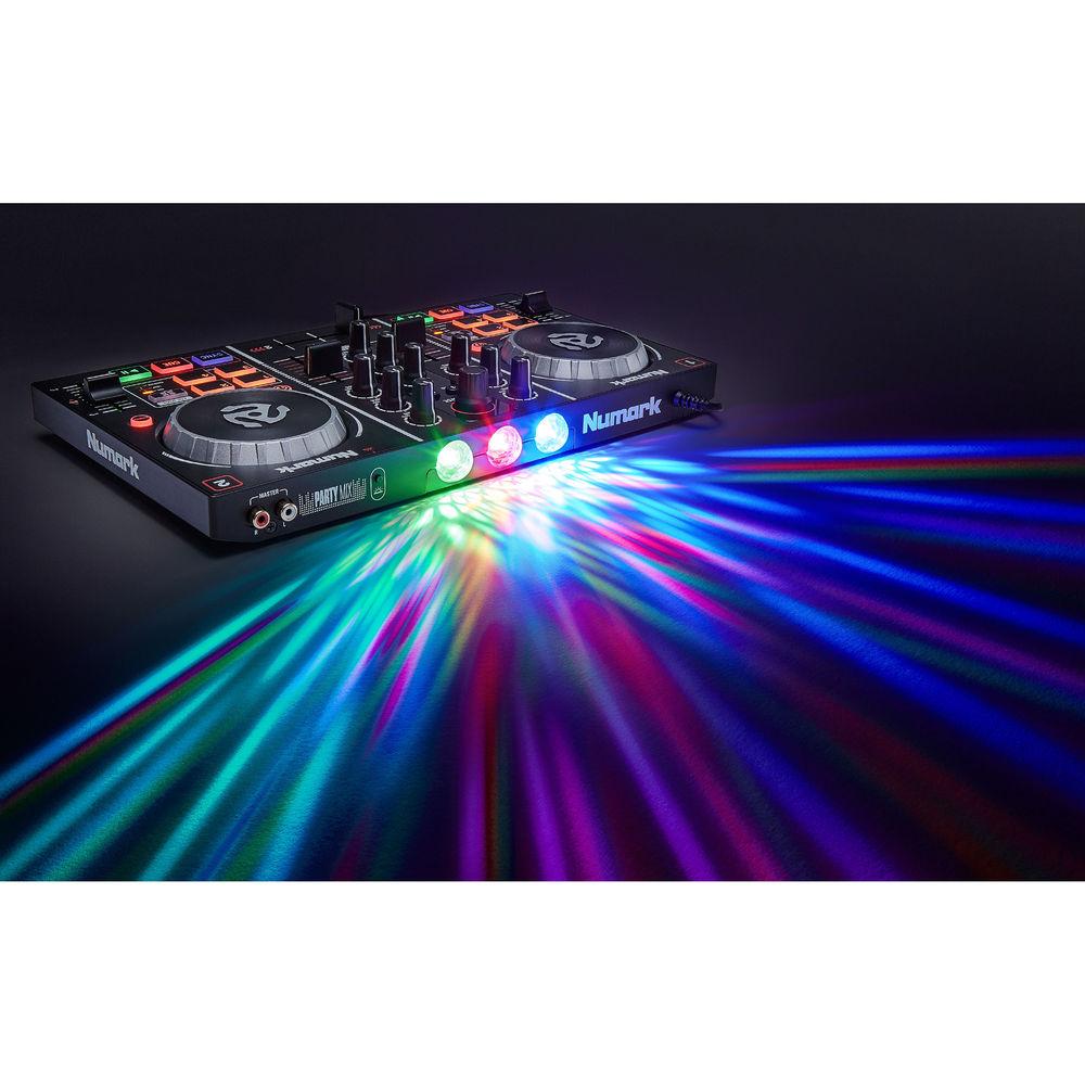 Numark Party Mix DJ Controller with Built-In Light Show