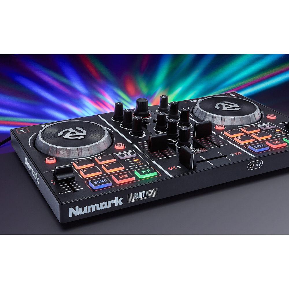 Numark Party Mix DJ Controller with Built-In Light Show