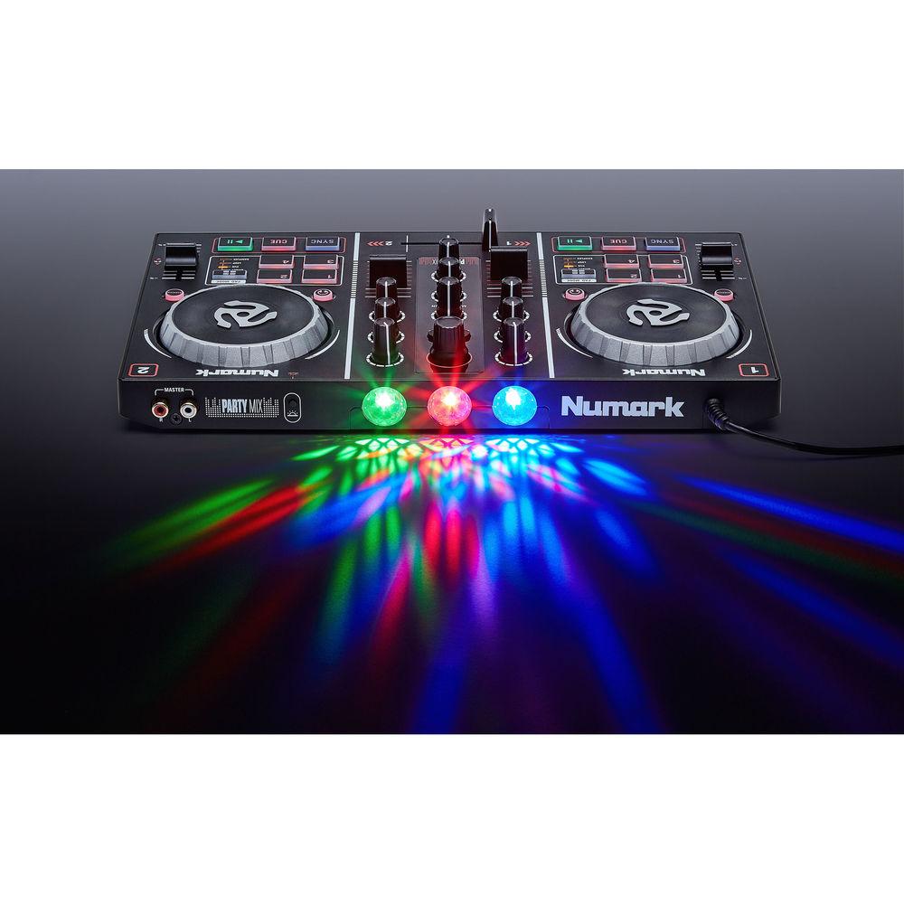 Numark Party Mix DJ Controller with Built-In Light Show