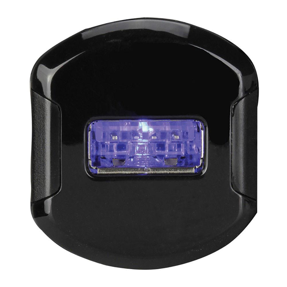 Scosche reVOLT 12W USB Car Charger with Illuminated USB Port