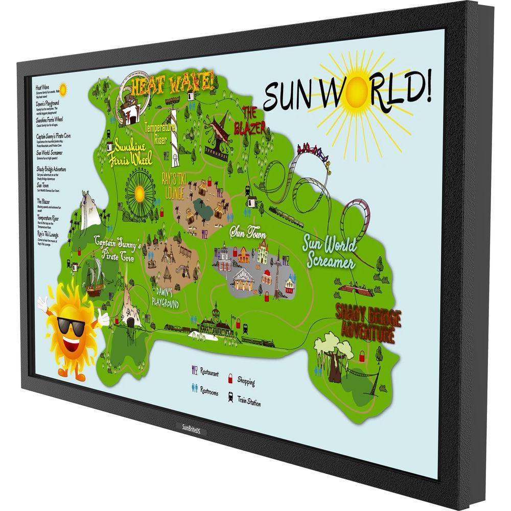 SunBriteTV Marquee Series 55" Outdoor Landscape Mode Digital Signage