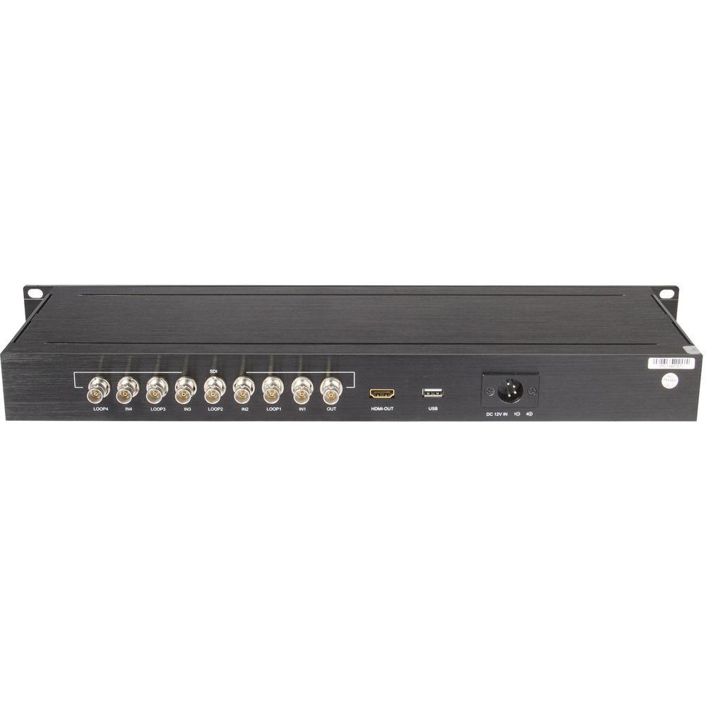 SWIT 4-Channel HD SD-SDI to 1-Channel HDMI Quad Split Multi-Viewer and Switcher