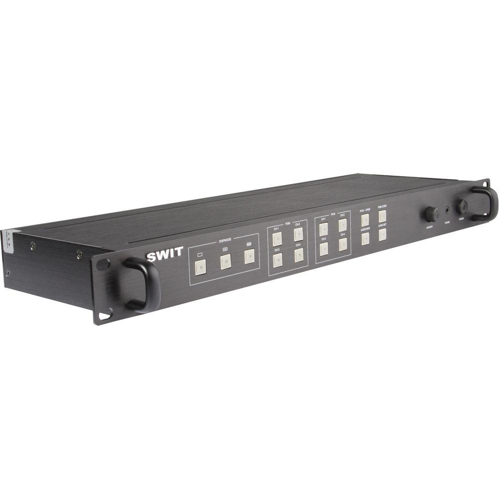 SWIT 4-Channel HD SD-SDI to 1-Channel HDMI Quad Split Multi-Viewer and Switcher