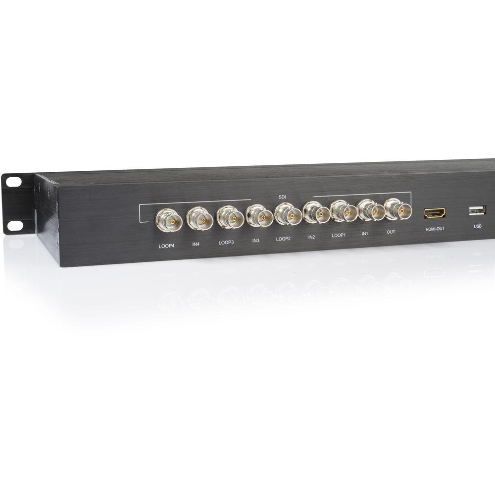 SWIT 4-Channel HD SD-SDI to 1-Channel HDMI Quad Split Multi-Viewer and Switcher