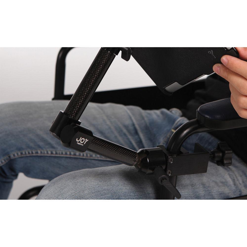The Joy Factory MagConnect Carbon Fiber Wheelchair Mount for iPad Air