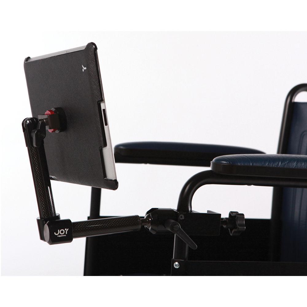 The Joy Factory MagConnect Carbon Fiber Wheelchair Mount for iPad Air