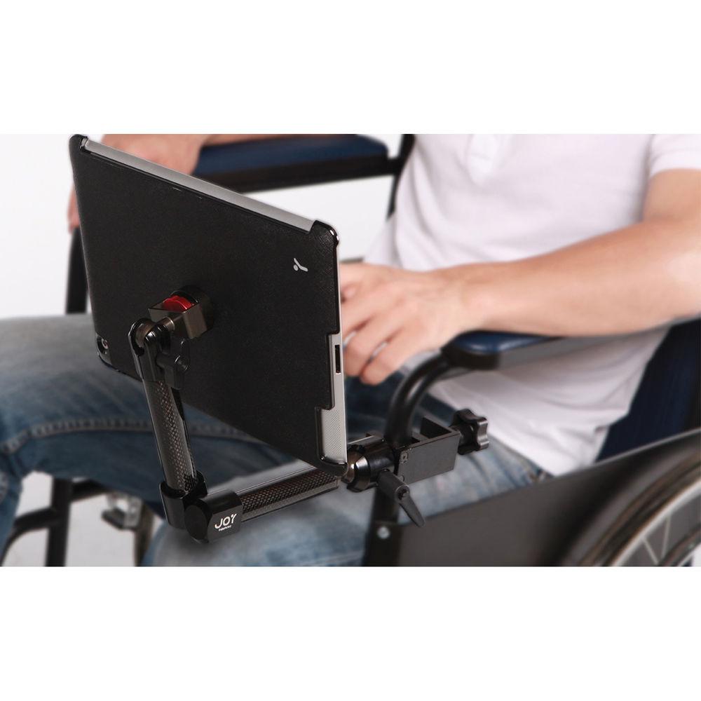The Joy Factory MagConnect Carbon Fiber Wheelchair Mount for iPad Air