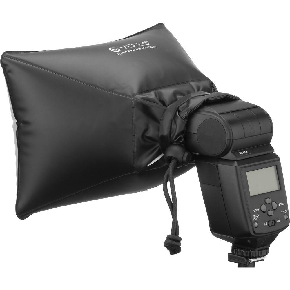 Vello Universal Inflatable Softbox for Hot Shoe Flashes