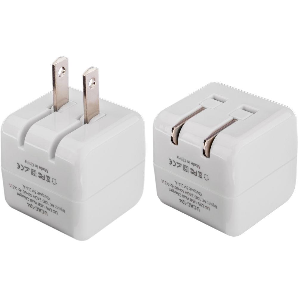 Xuma 2.4A USB Charger with Folding Prongs