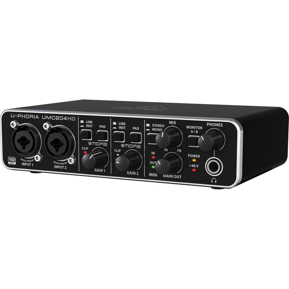 Behringer U-PHORIA UMC204HD - USB 2.0 Audio Interface