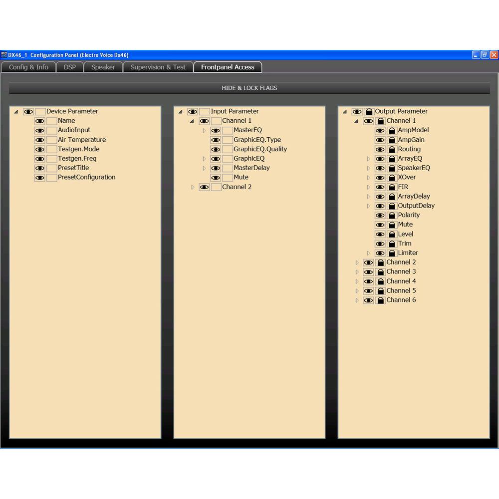 Electro-Voice Dx46 FIR-Drive Analog Digital Sound System Processor