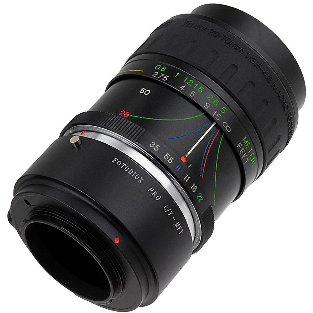 FotodioX Pro Lens Mount Adapter for Contax-Yashica Mount Lens to Micro Four Thirds Mount Camera