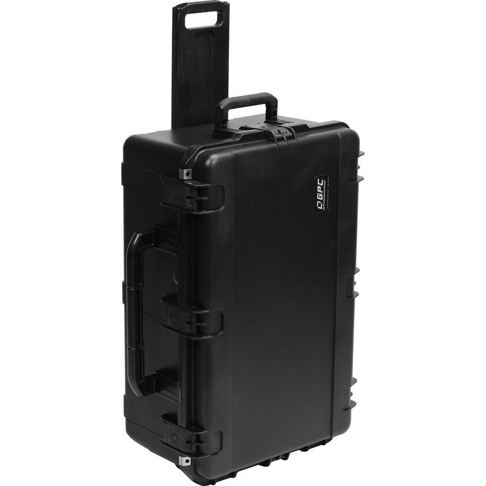 Go Professional Cases GPC-DJI-INSPIRE-1-L-X5 Watertight Hard Case with Wheels for DJI Inspire 1 in Landing Mode