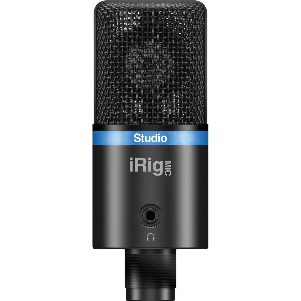 IK Multimedia iRig Mic Studio, Portable Large-Diaphragm Digital Microphone
