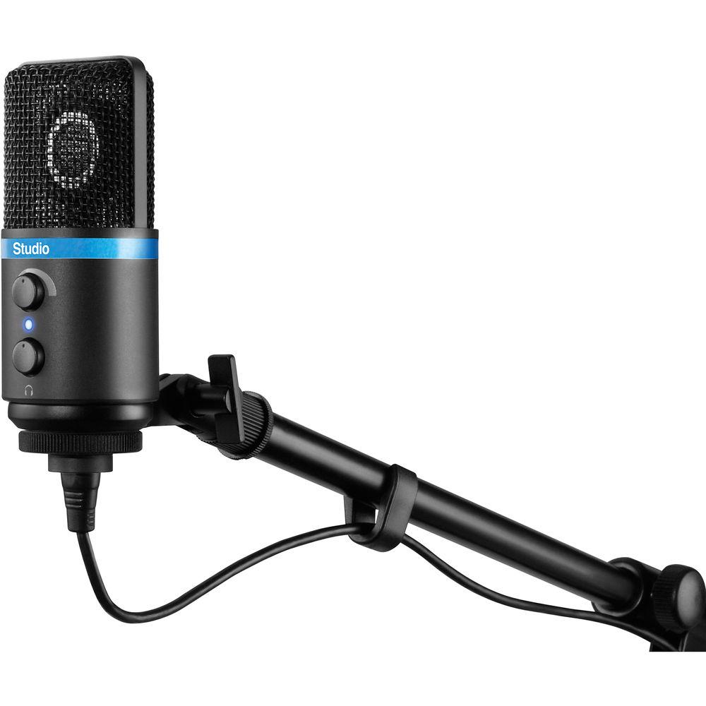 IK Multimedia iRig Mic Studio, Portable Large-Diaphragm Digital Microphone