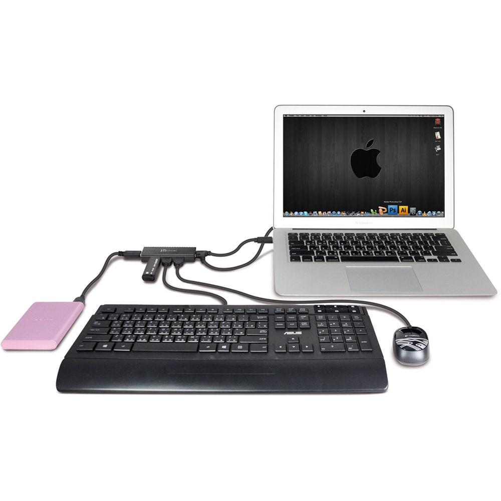 j5create JUH340 USB 3.1 Gen 1 4-Port Mini Hub