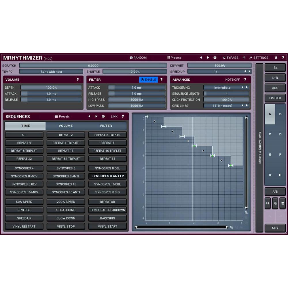 MeldaProduction MRhythmizer - Time Manipulation Effect Plug-In