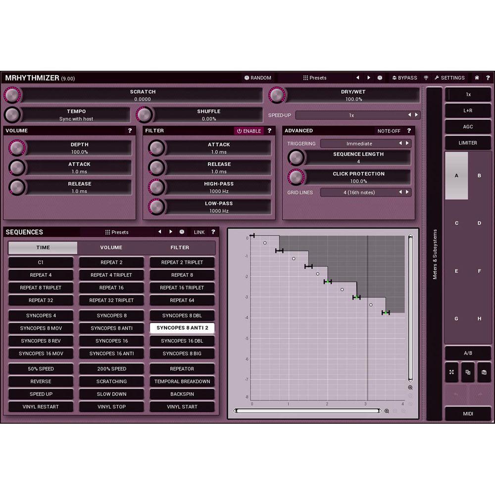 MeldaProduction MRhythmizer - Time Manipulation Effect Plug-In
