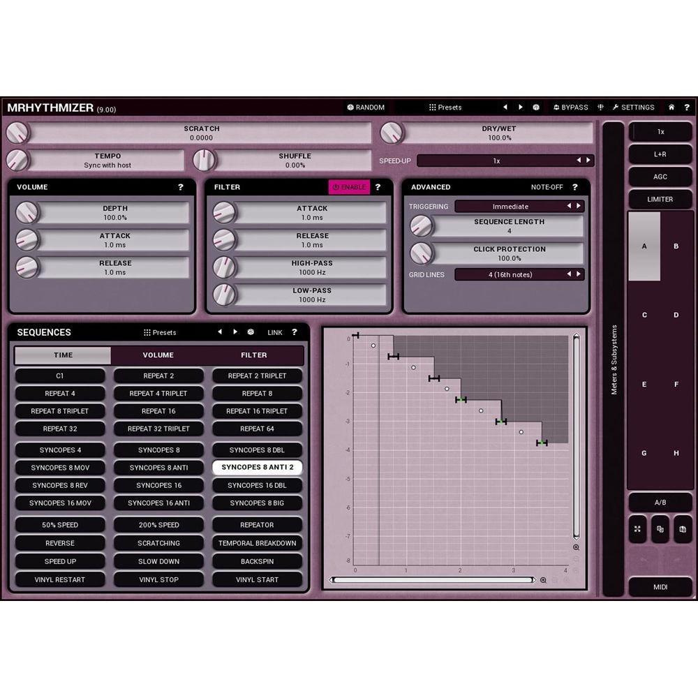 MeldaProduction MRhythmizer - Time Manipulation Effect Plug-In