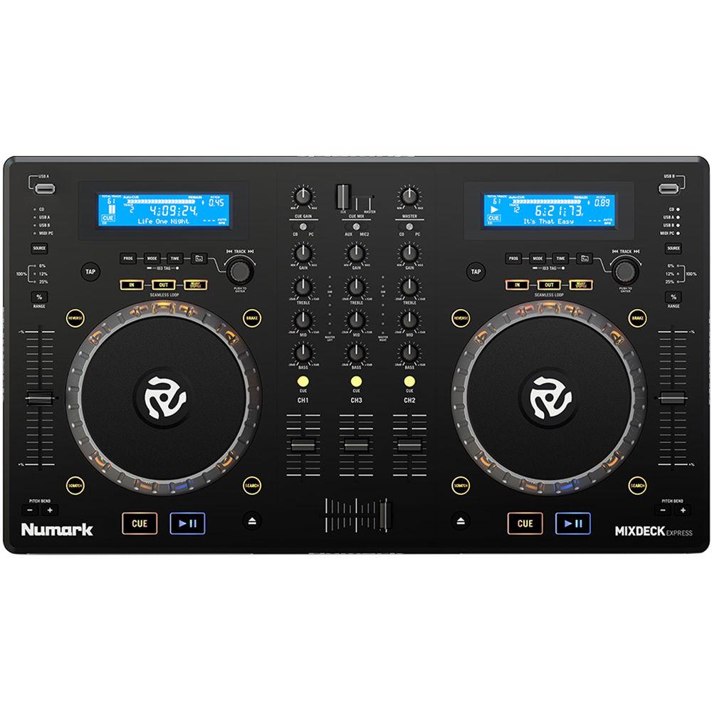 Numark MixDeck Express Premium DJ Controller with CD & USB Playback