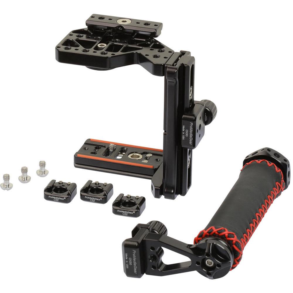 ProMediaGear Adjustable Video Cage with Handle for DSLR and Mirrorless Cameras