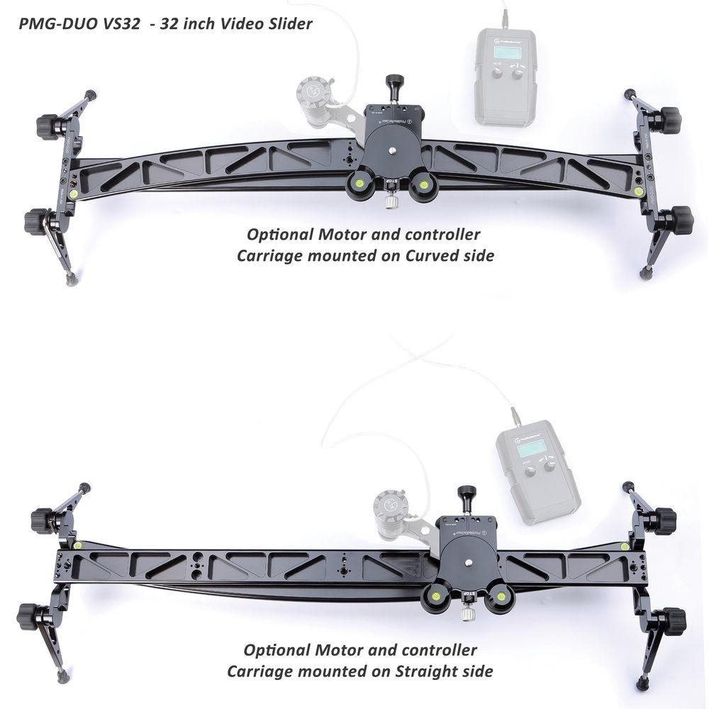 ProMediaGear PMG-DUO 32" Video Slider with Carrying Case