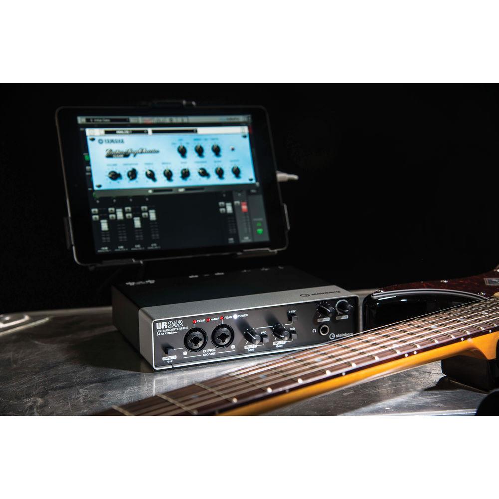Steinberg UR242 - USB 2.0 Audio Interface with Dual Microphone Preamps and iPad Connectivity