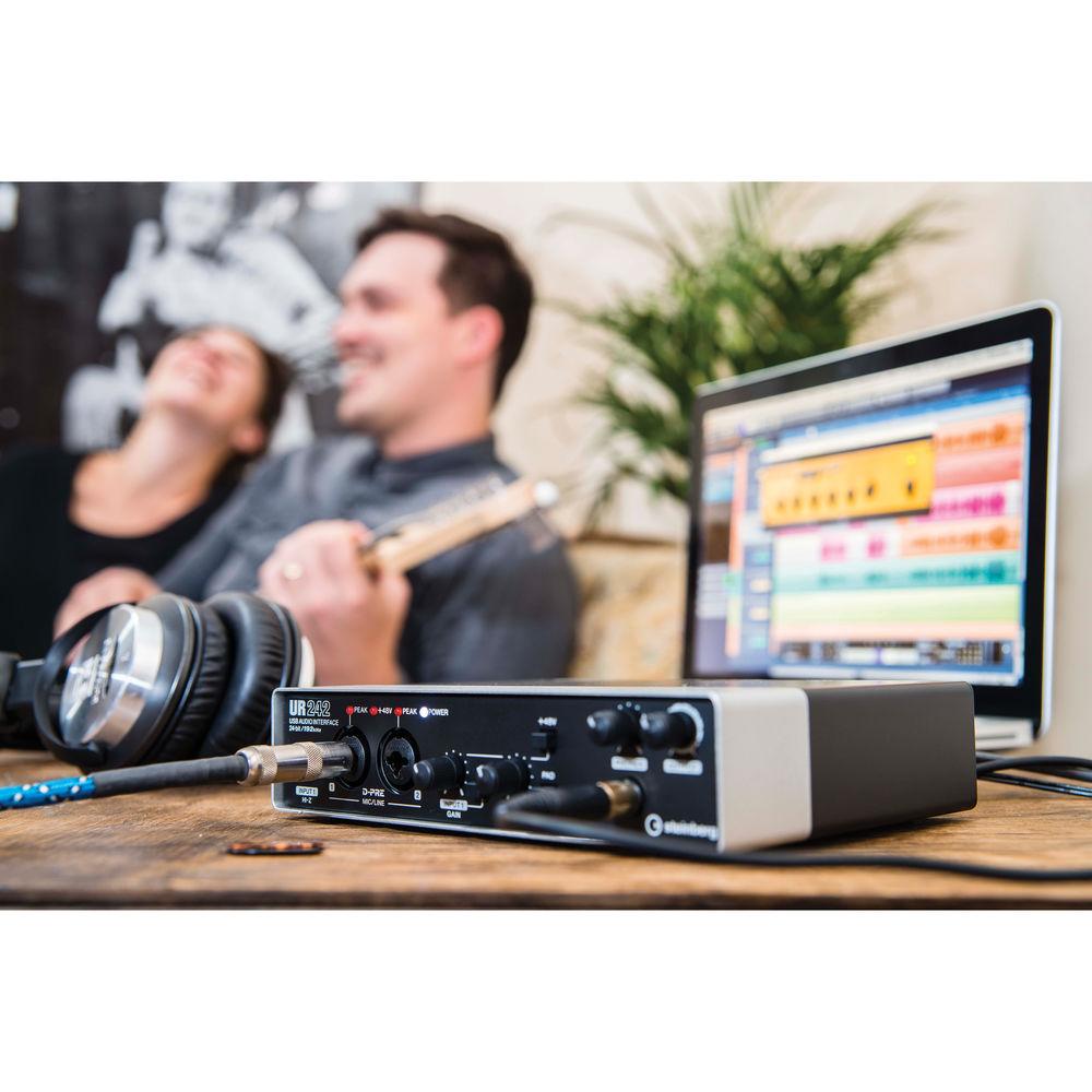 Steinberg UR242 - USB 2.0 Audio Interface with Dual Microphone Preamps and iPad Connectivity