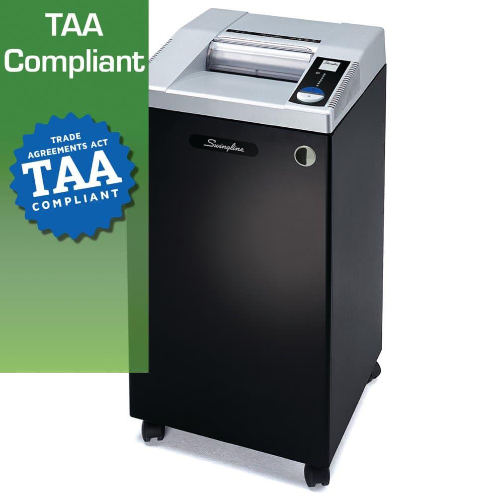 Swingline TAA Compliant CM15-30 Micro-Cut Commercial Shredder with Jam Stopper