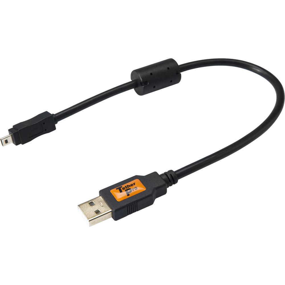 Tether Tools TetherPro USB 2.0 Type-A Male to Mini-B Male Cable