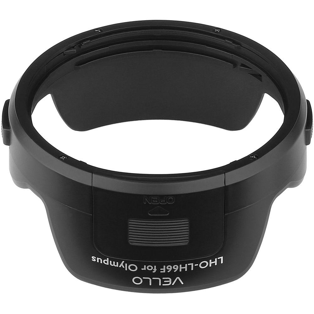 Vello LH-66F Dedicated Lens Hood with Filter Access Panel