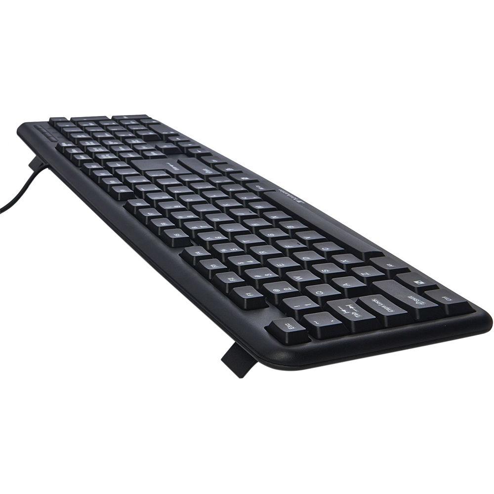 Verbatim Slimline Corded USB Keyboard and Mouse