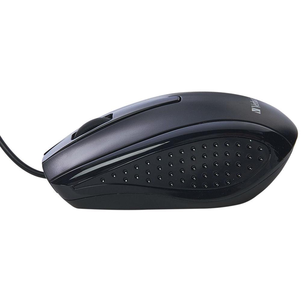 Verbatim Slimline Corded USB Keyboard and Mouse