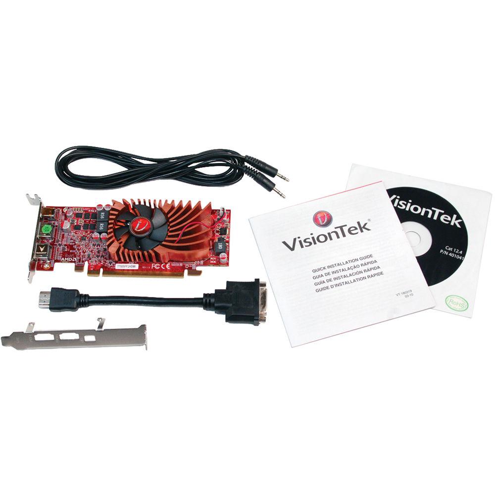 VisionTek Radeon HD 7750 Small Form Factor Graphics Card with HDMI Outputs