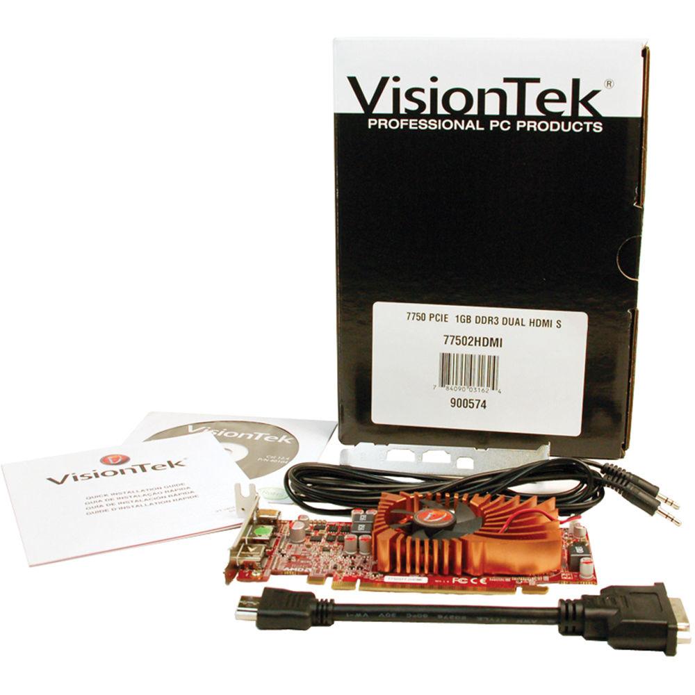 VisionTek Radeon HD 7750 Small Form Factor Graphics Card with HDMI Outputs